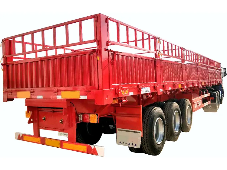 Zijkant tipper semi-oplegger