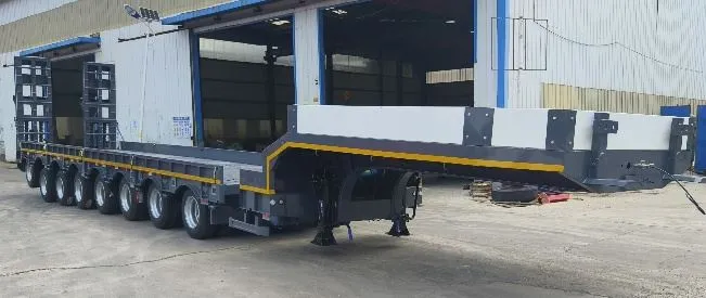 Grote vrachtvervoer semi-oplegger