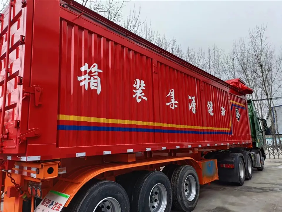 Zijwaartse kantelbare kiepwagen