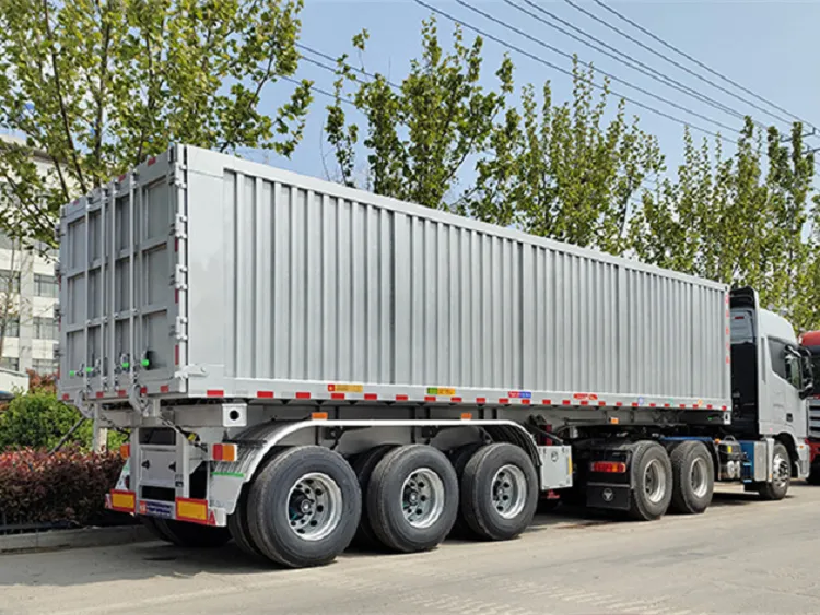 Zijwaartse dumptruck