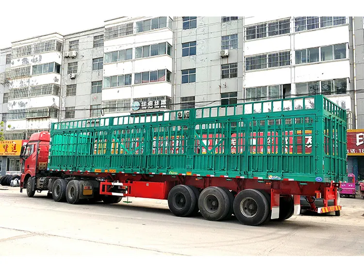 Rechte balk silo semi -trailer